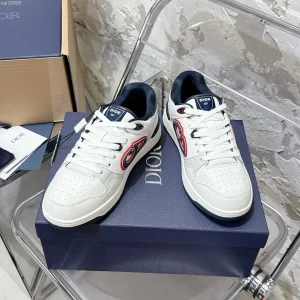Dior B57 Men's & Women's Low-Top Sneakers – White