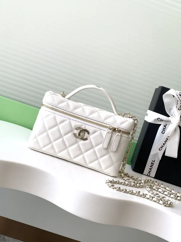 Chanel Quilted Top Handle Chain Bag image 1