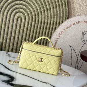 Chanel Quilted Top Handle Chain Bag image 1