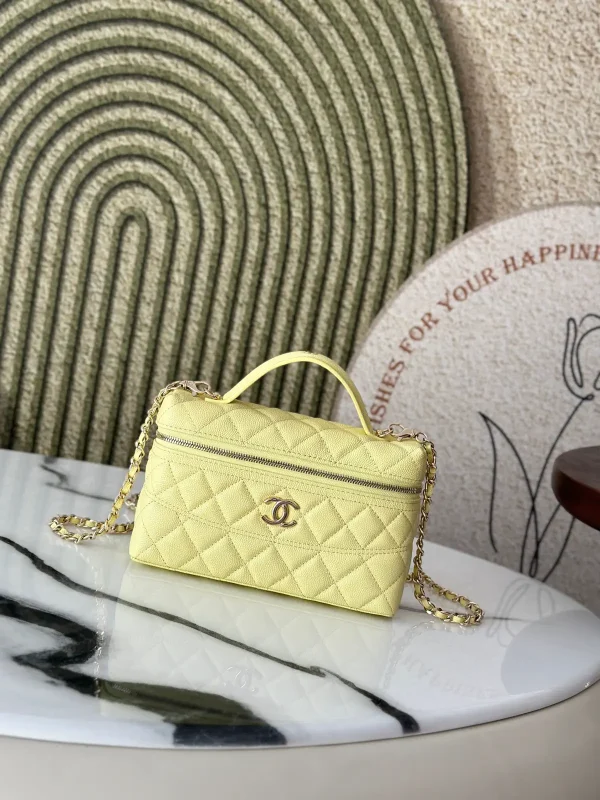 Chanel Quilted Top Handle Chain Bag image 1