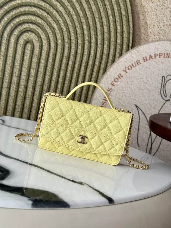 Chanel Quilted Top Handle Crossbody Bag image 1