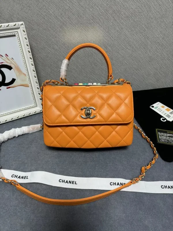 Chanel Quilted Top Handle Bag image 1