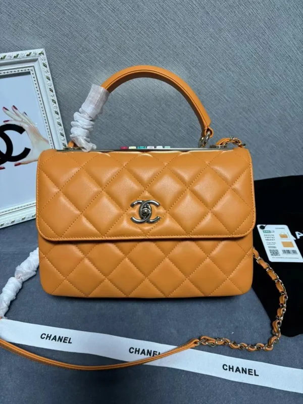 Chanel Quilted Top Handle Bag image 1