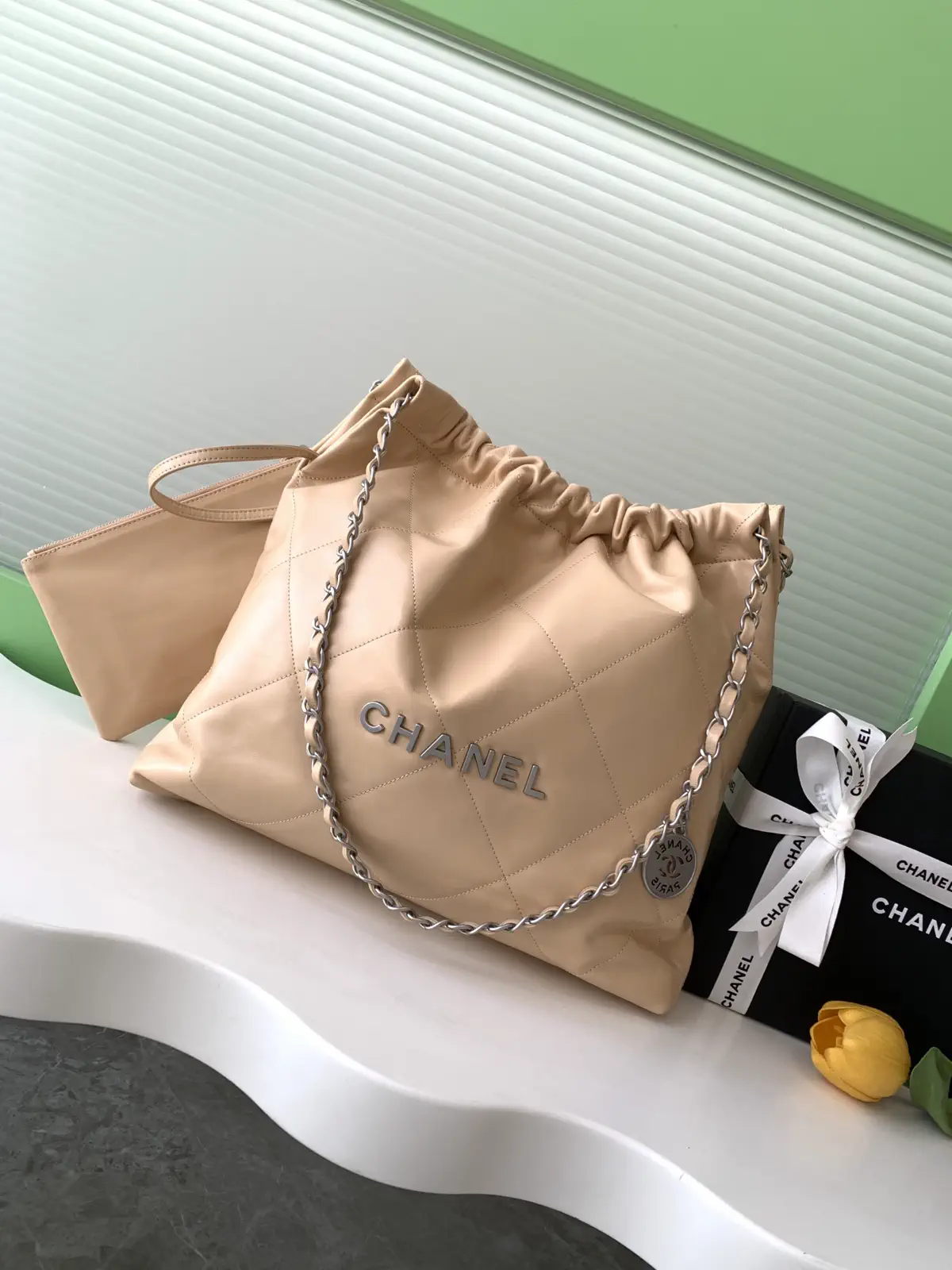 Chanel Quilted Chain Shoulder Bag image 1