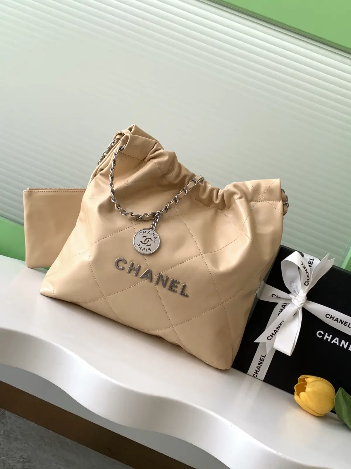 Chanel Quilted Chain Shoulder Bag image 1