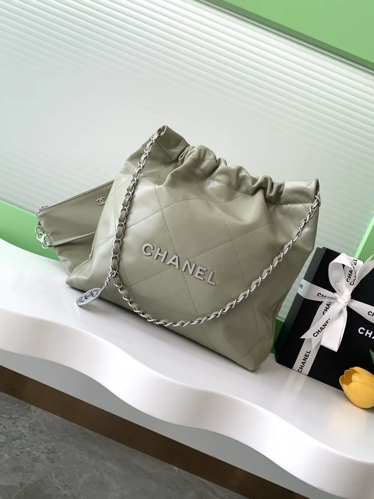 Chanel Quilted Chain Shoulder Bag image 1