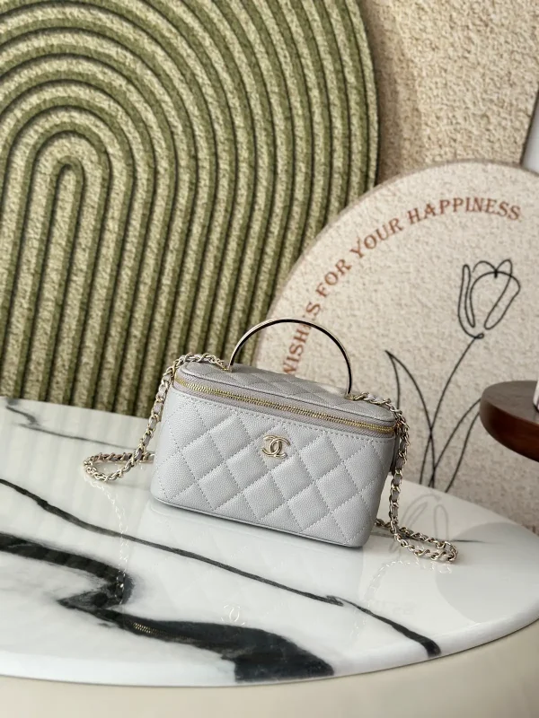Chanel Quilted Chain Top Handle Bag image 1