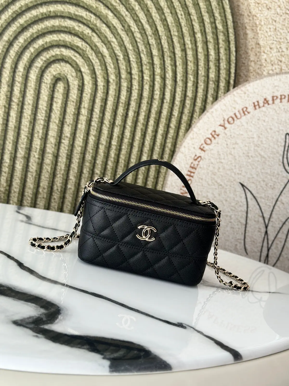 Chanel Quilted Chain Crossbody Bag image 1