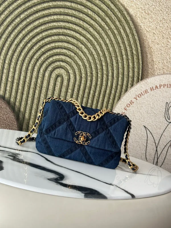 Chanel Quilted Denim 19 Bag image 1