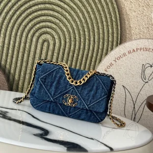 Chanel Quilted Denim 19 Bag image 1