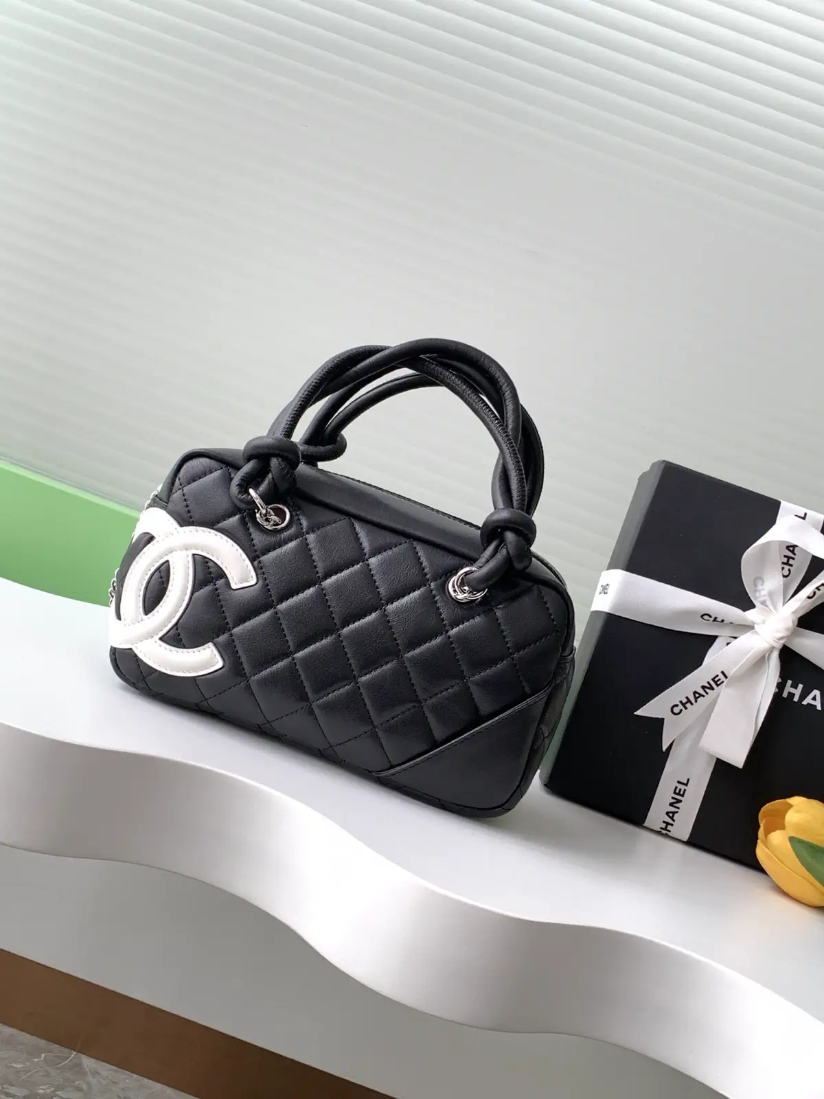 Chanel Quilted Top Handle Bag image 1