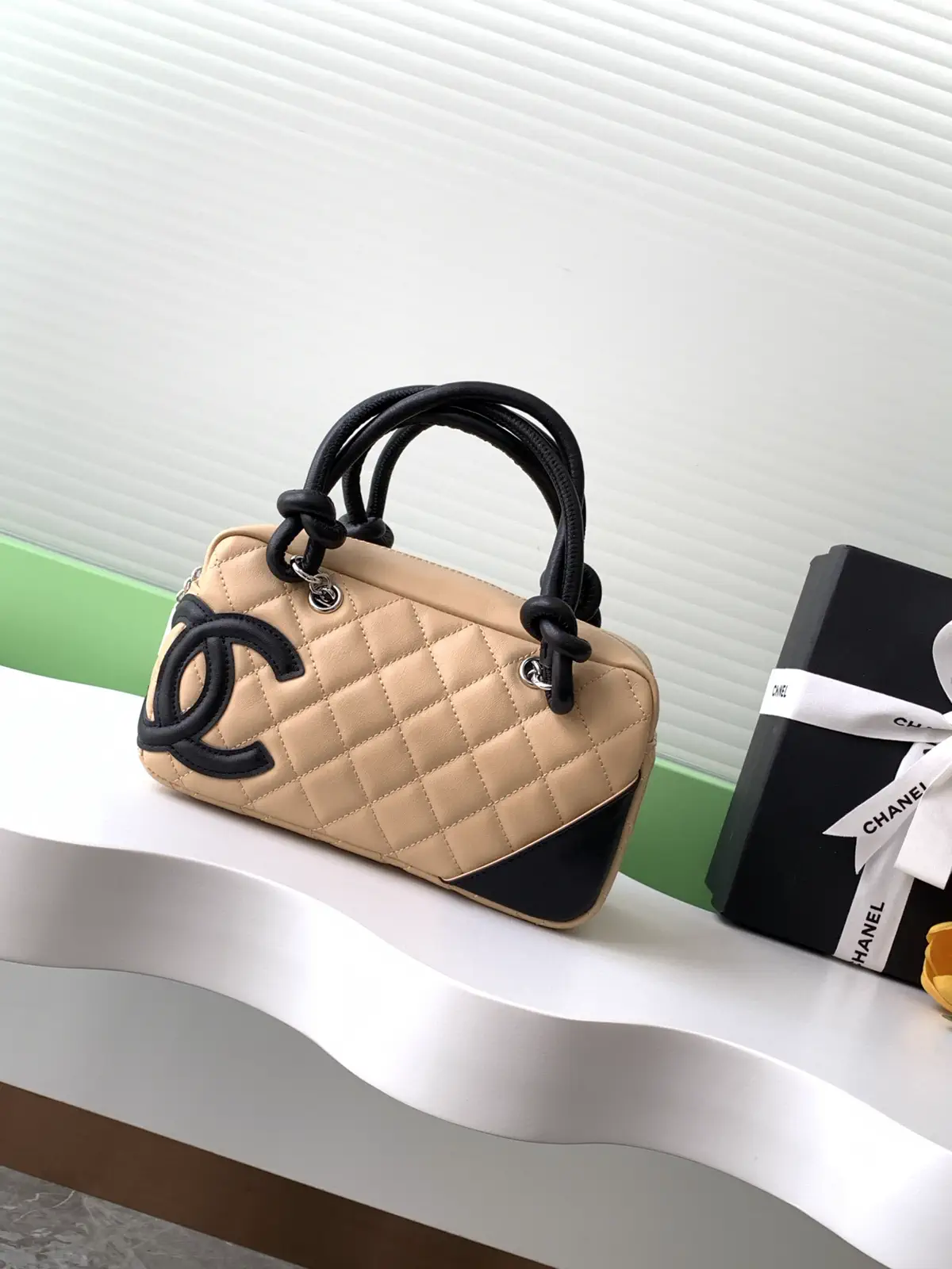 Chanel Quilted Top Handle Bag image 1