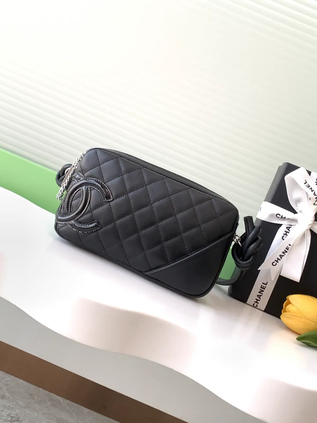 Chanel Quilted CC Logo Shoulder Bag image 1