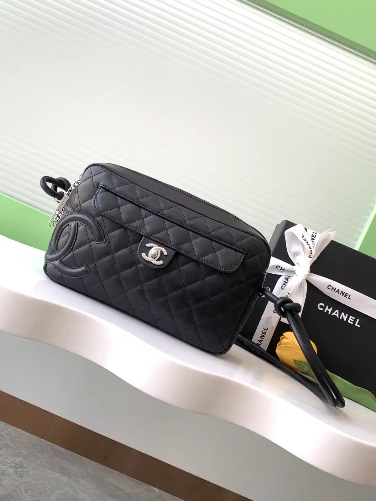 Chanel Quilted Black Shoulder Bag image 1