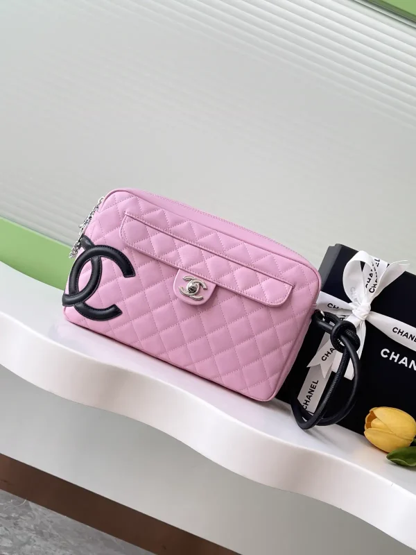 Chanel Quilted Pink Shoulder Bag image 1