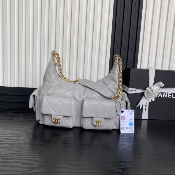 Chanel Quilted Hobo Shoulder Bag image 1