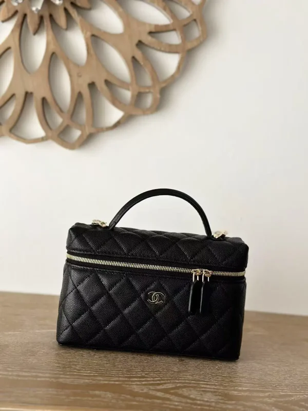 Chanel Quilted Top Handle Box Bag image 1