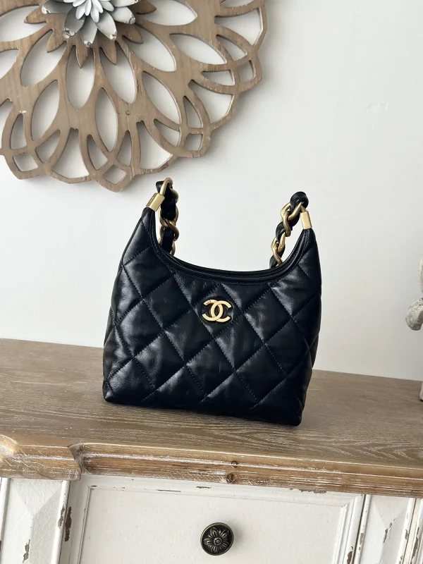 Chanel Quilted Hobo Shoulder Bag image 1