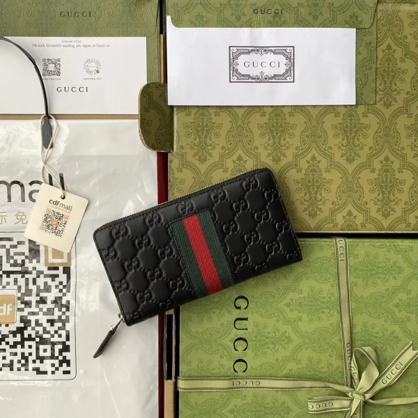 Gucci Embossed GG Zip Around Wallet image 1