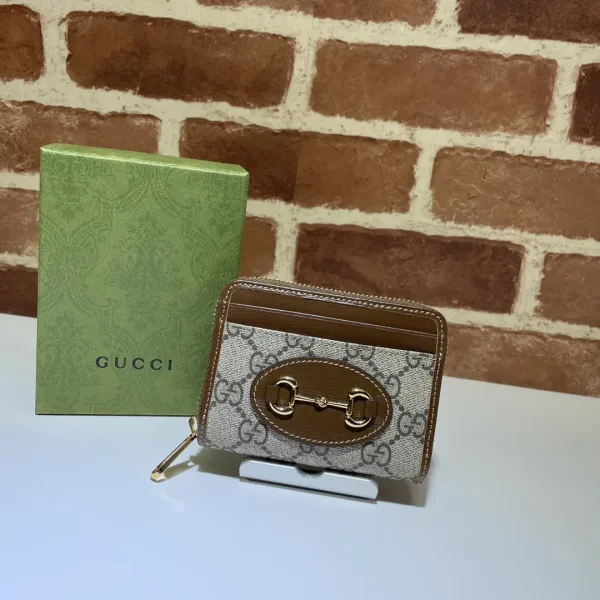 Gucci Monogram Zip Wallet image 1