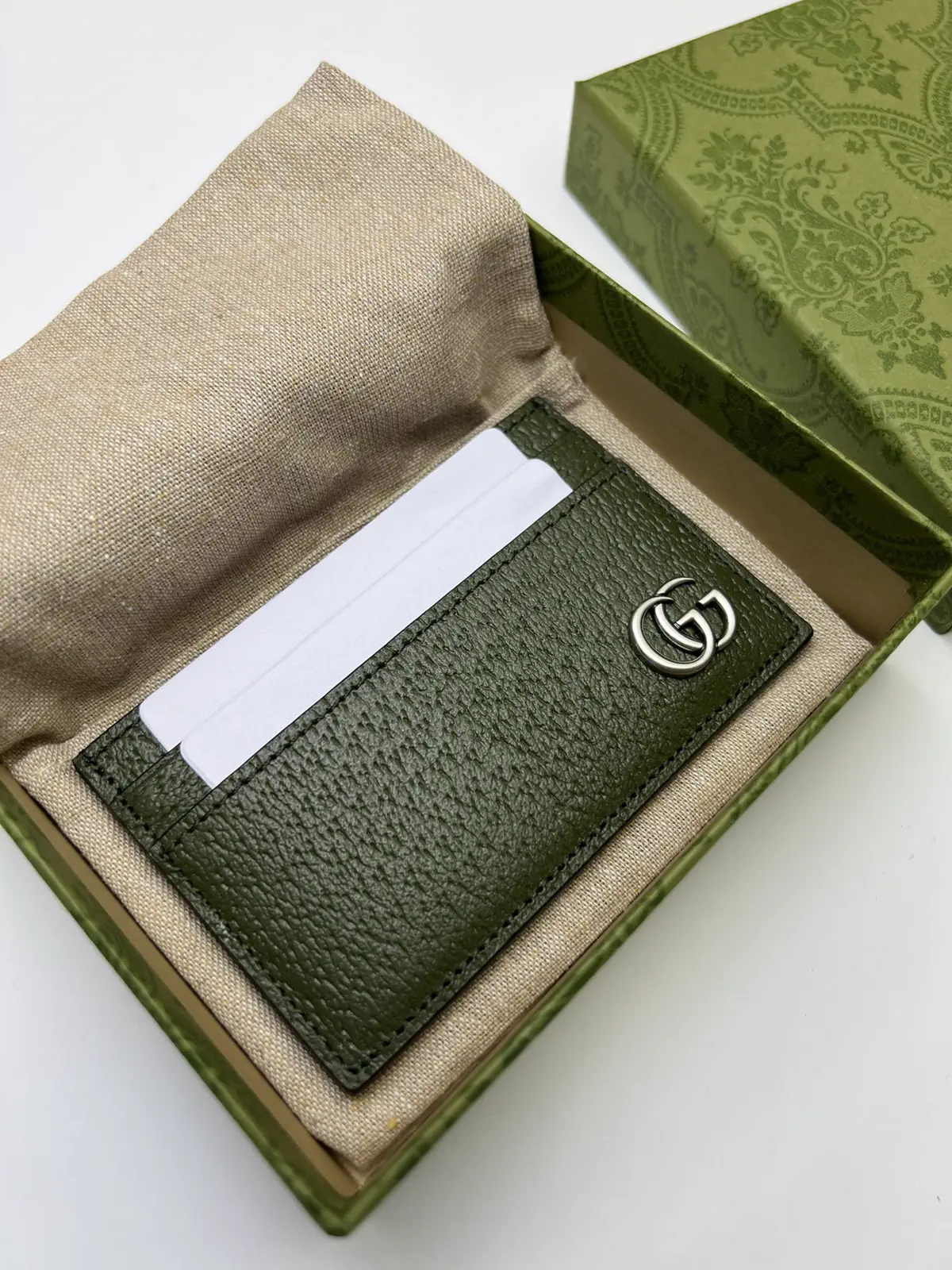 Gucci Green Card Holder image 1