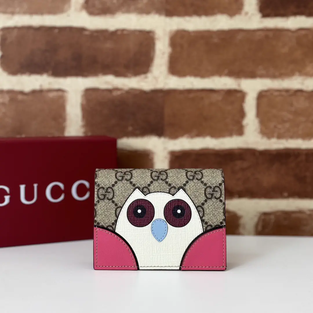 Gucci Owl Design GG Monogram Wallet image 1