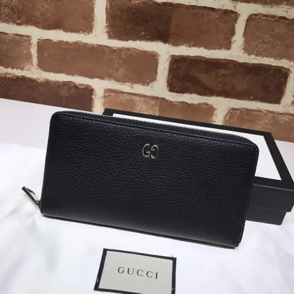 Gucci Black Zip-Around Wallet image 1
