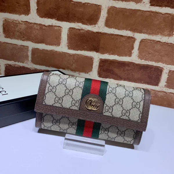 Gucci Monogram Web Stripe Wallet image 1