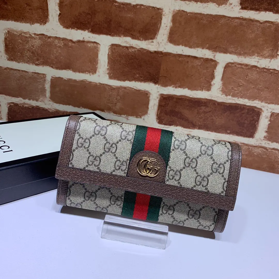 Gucci Monogram Web Stripe Wallet image 1