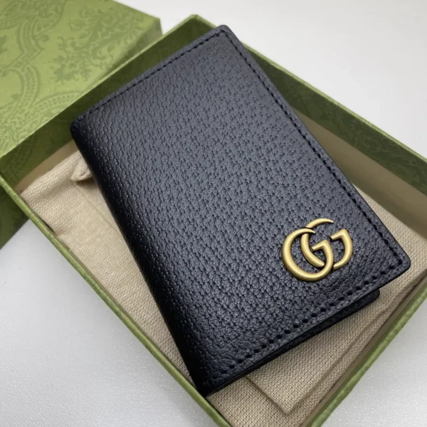 Gucci Black Leather Card Holder image 1