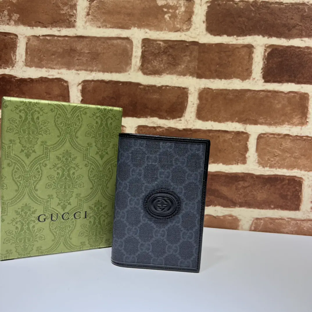 Gucci Monogram Passport Wallet image 1