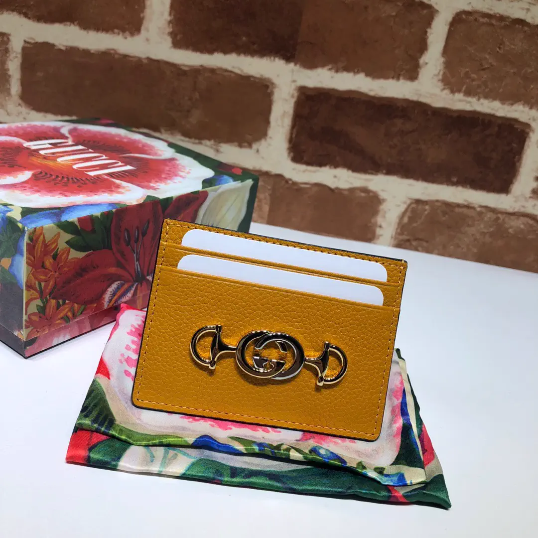 Gucci Orange Card Holder image 1