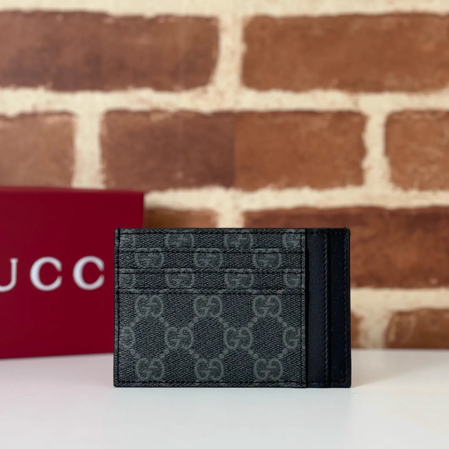 Gucci Monogram Card Holder image 1