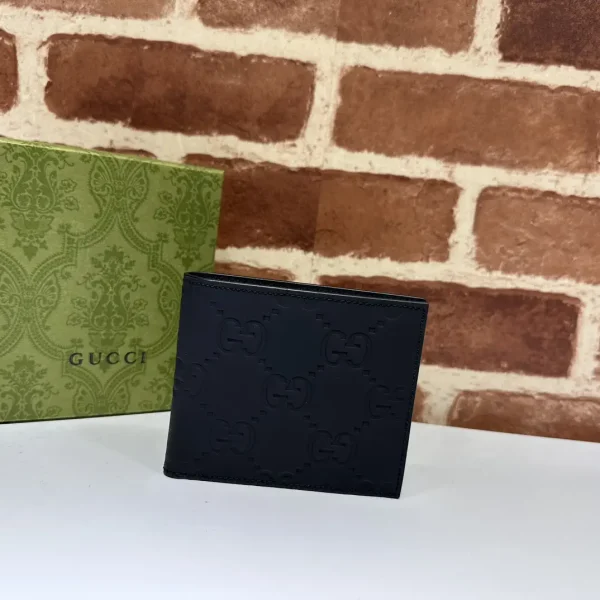 Gucci GG Embossed Black Wallet image 1