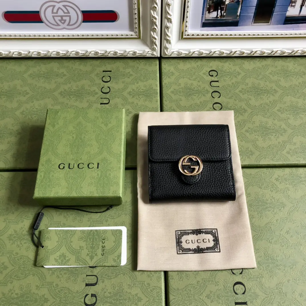 Gucci Black Trifold Wallet image 1