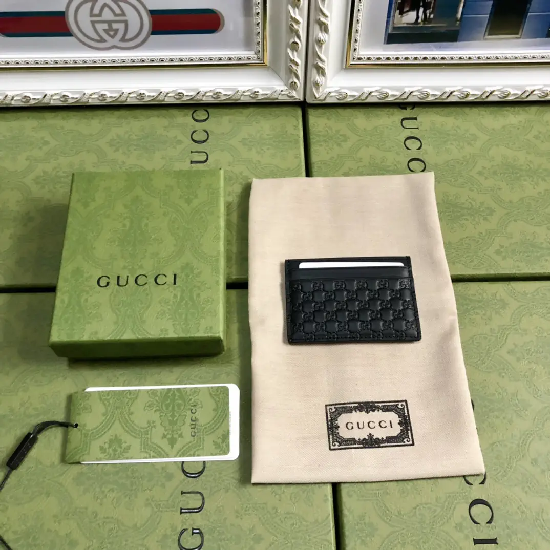Gucci GG Embossed Card Holder image 1
