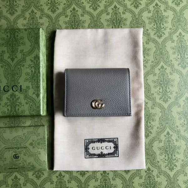 Gucci Gray Leather Wallet image 1