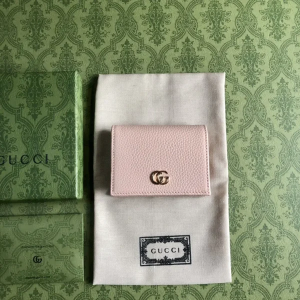 Gucci Light Pink Leather Wallet image 1