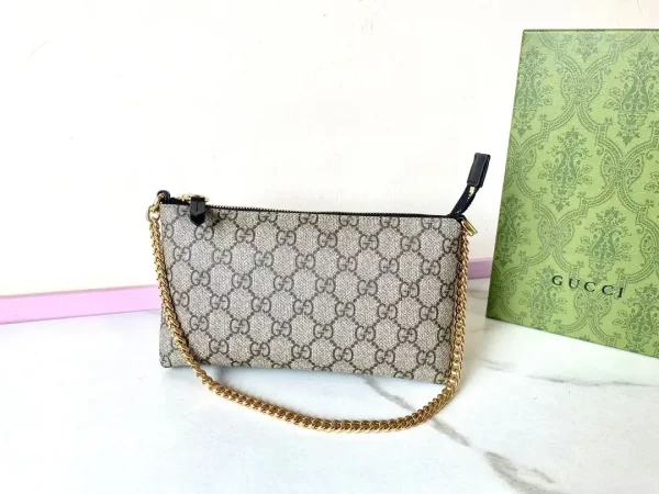 Gucci GG Monogram Chain Shoulder Bag image 1