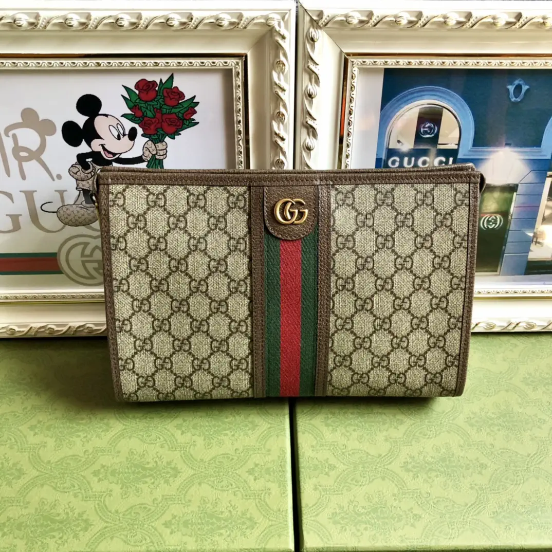 Gucci Ophidia GG Monogram Clutch image 1
