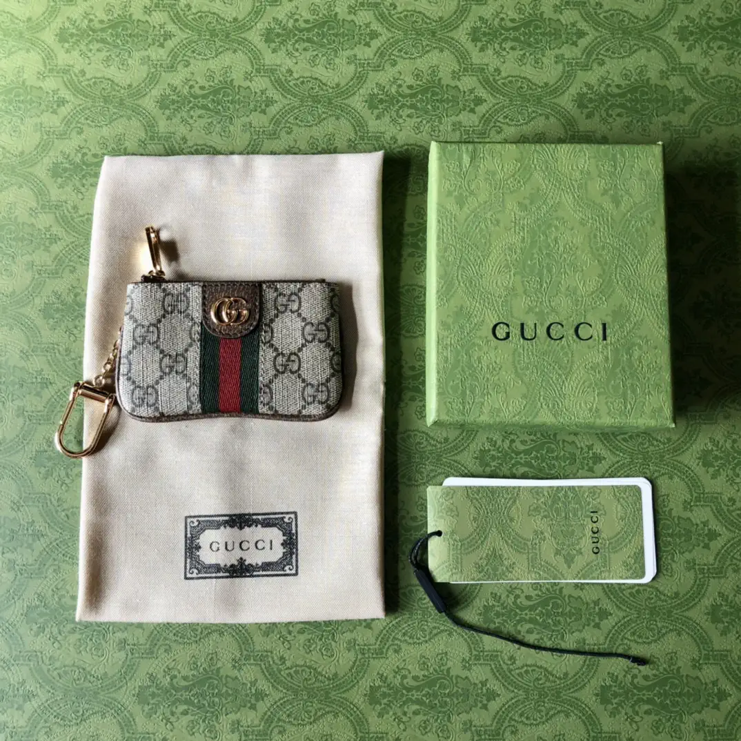 Gucci GG Monogram Key Pouch image 1