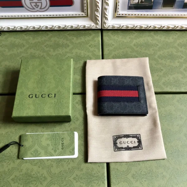 Gucci Web Stripe Bifold Wallet image 1