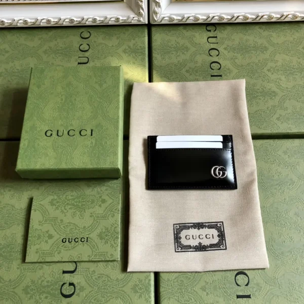 Gucci Black Leather Card Holder image 1