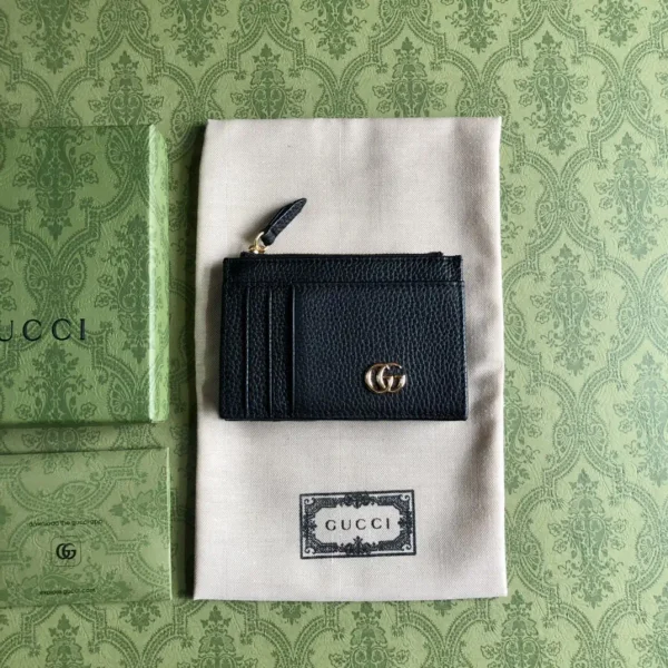 Gucci Black Leather Card Holder image 1