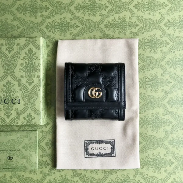 Gucci Matelassé Quilted Leather Card Holder image 1