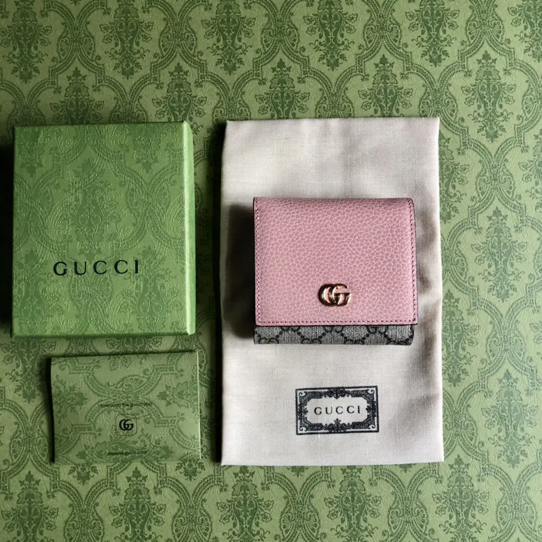 Gucci Ophidia Series GG Marmont Compact Wallet image 1