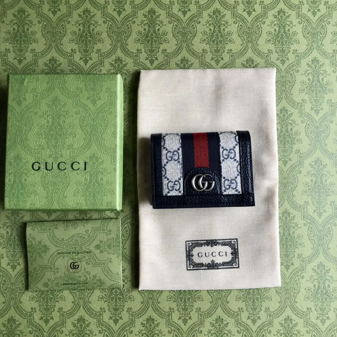 Gucci Monogram Web Stripe Wallet image 1