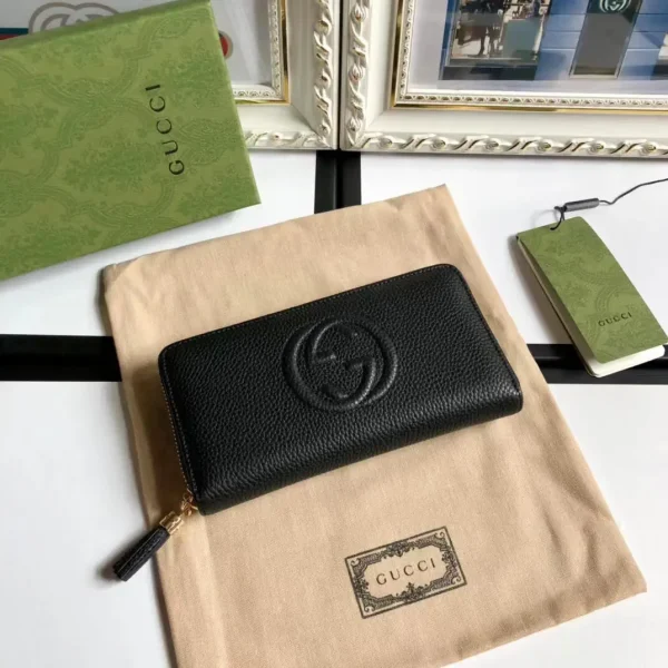 Gucci Black Zip Around Wallet image 1