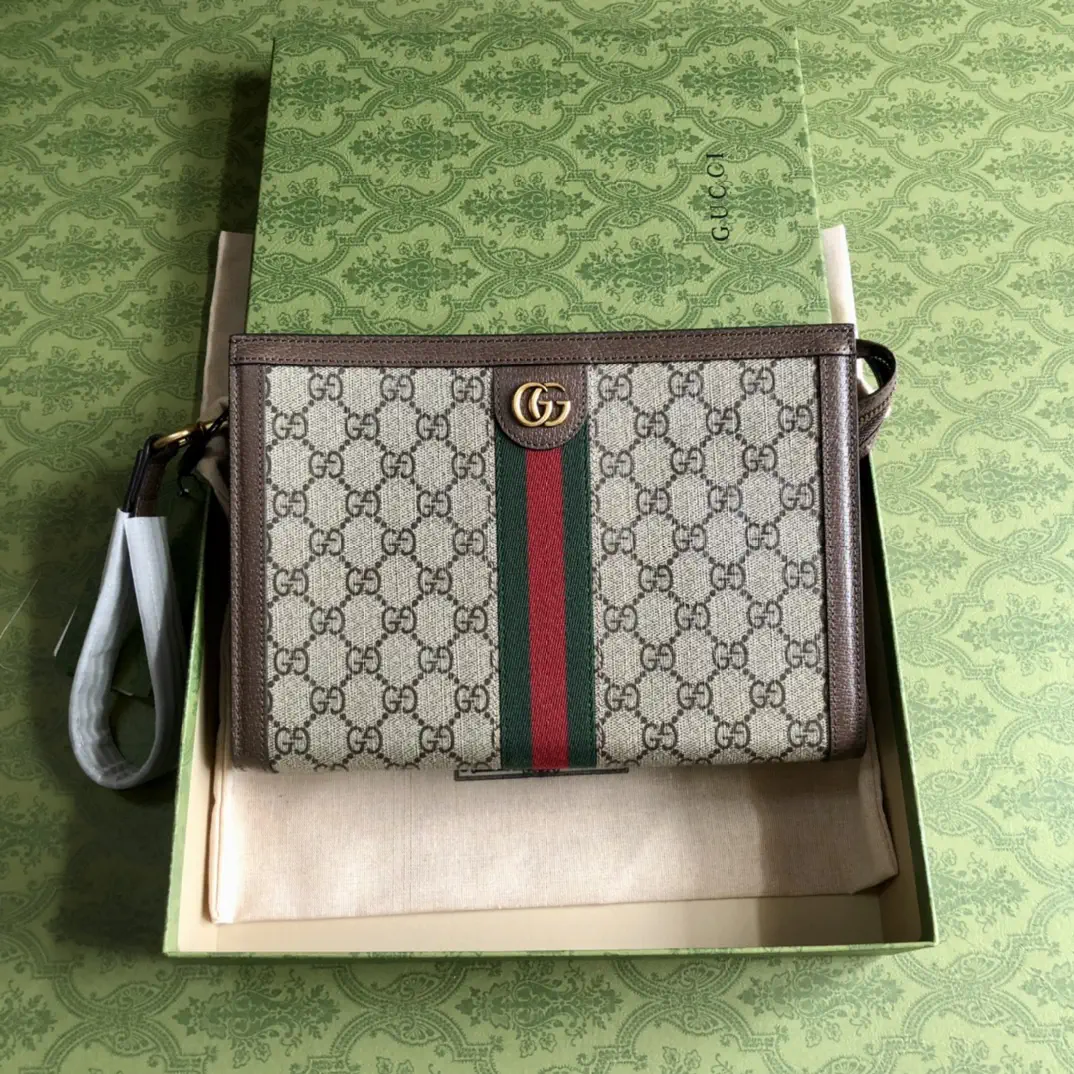 Gucci Ophidia GG Monogram Clutch image 1