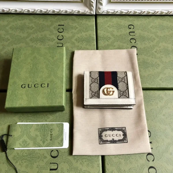 Gucci GG Monogram Web Stripe Wallet image 1